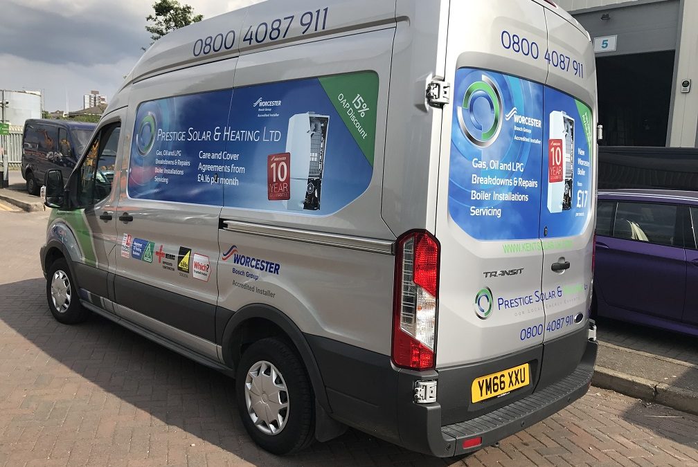 Local companies get their Vans Signwritten up in Rochester !!