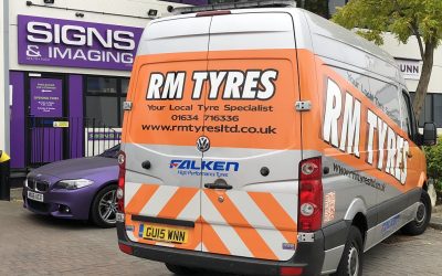 Mobile Tyre Van signs up with a new printed Wrap !!