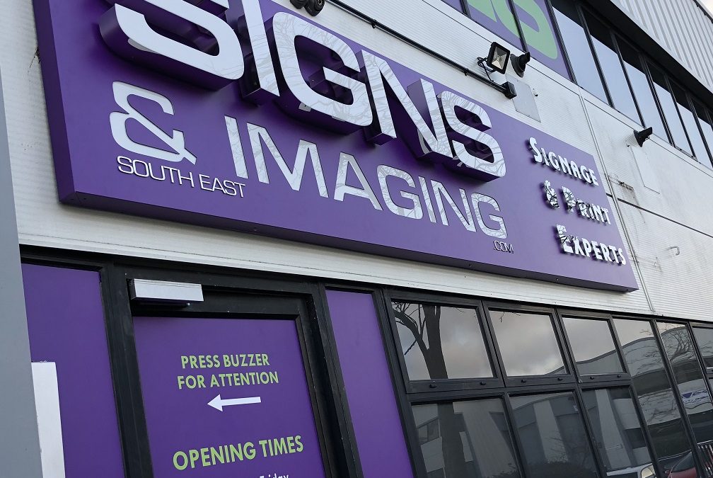 3D Colour change LED Fascia Sign Rochester